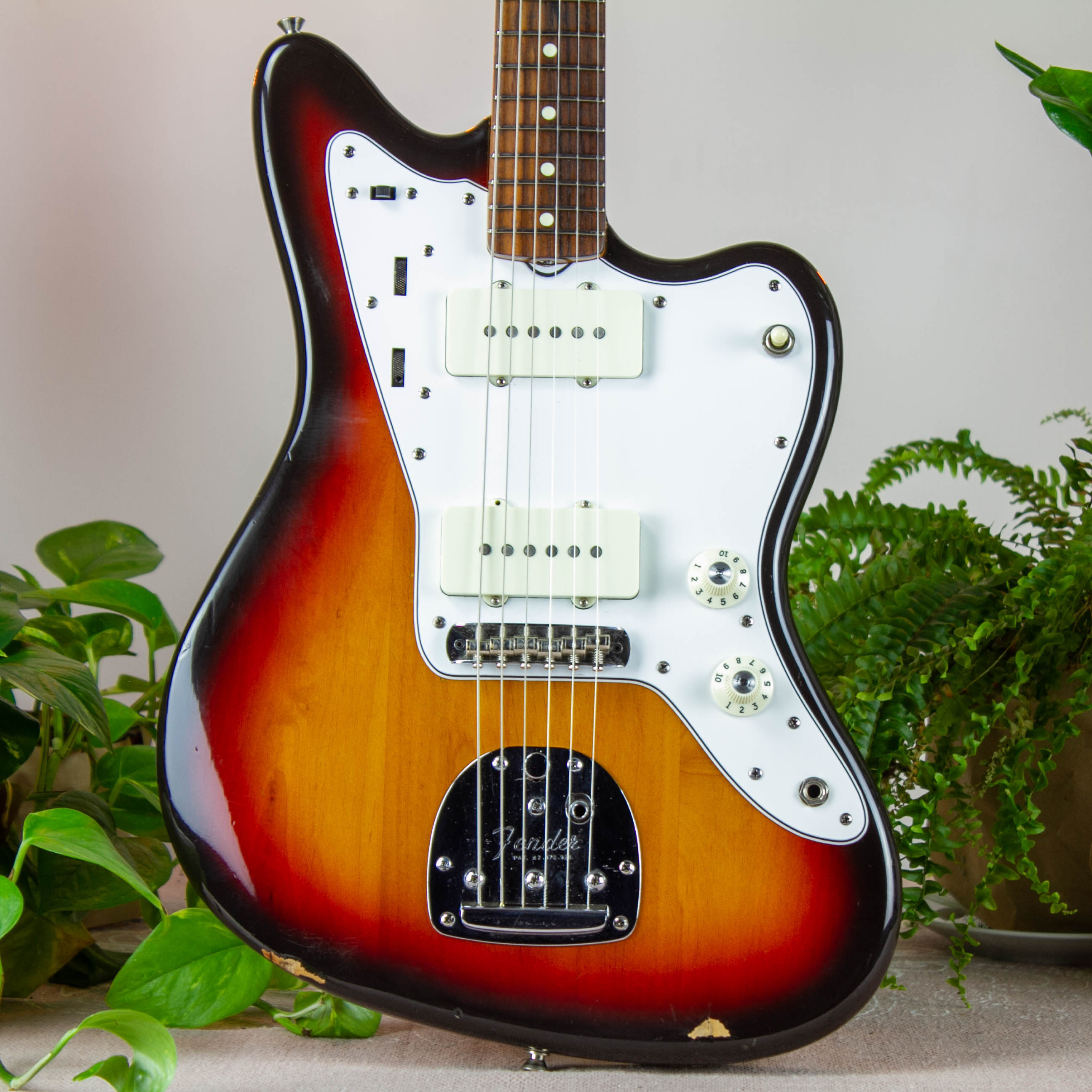 Fender Jazzmaster JM66 CIJ Sunburst 1997 Japan электрогитара 